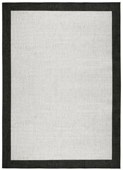 NORTHRUGS - Hanse Home koberce Kusový koberec Twin-Wendeteppiche 103105 creme schwarz – na von aj na doma - 160x230 cm