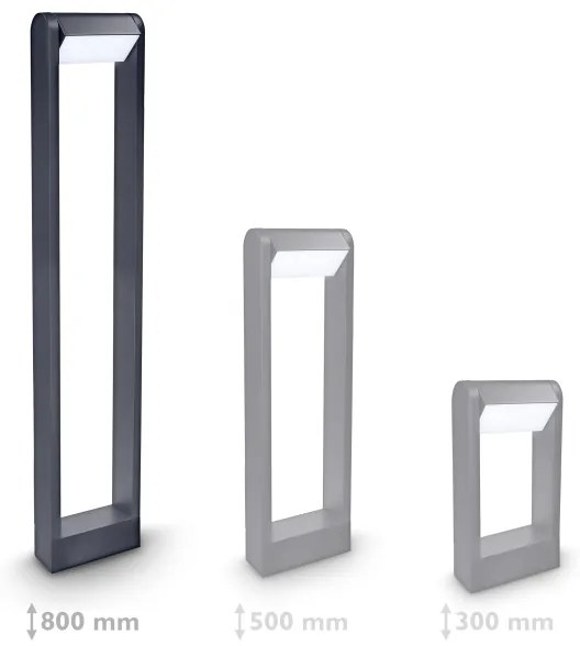 Brilagi - LED Vonkajšia lampa CROTONE LED/7W/230V antracit IP54 80 cm