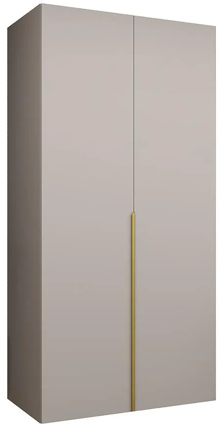 Skriňa Alicante I 100 kašmír/zlatá