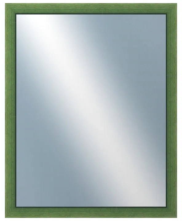 DANTIK - Zrkadlo v rámu, rozmer s rámom 40x50 cm z lišty BOX zelená morená (1751)