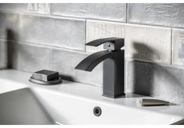 Sapho - Umývadlová batéria GINKO 15,6 cm matná čierna