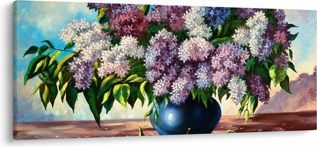 Obraz - Kytica orgovánu (120x50 cm)