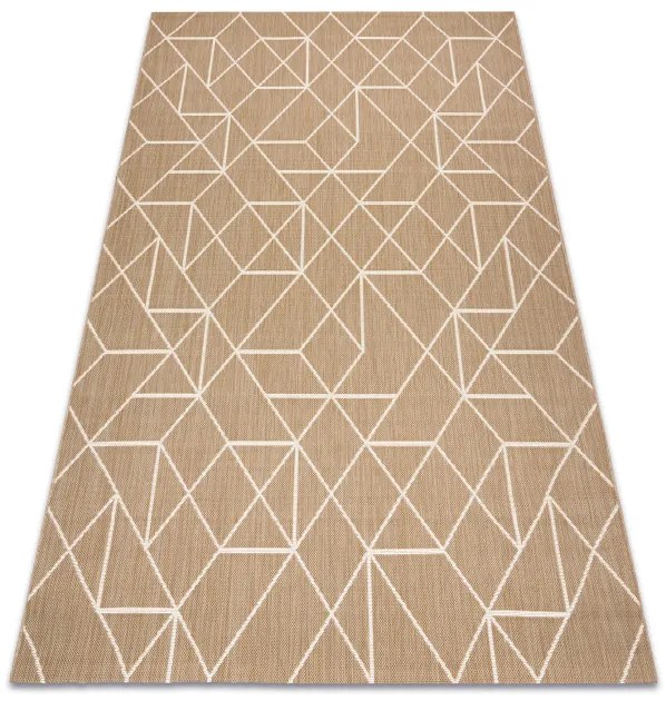 Koberec SIZAL FLAT 48959265 geometrický naturálny / béžový
