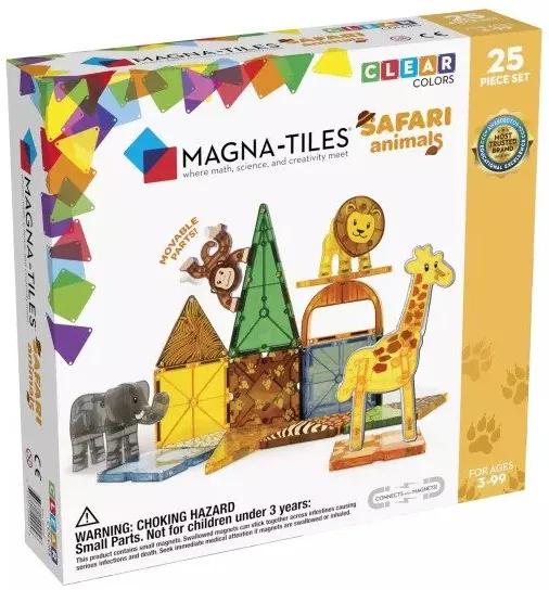 Magna-Tiles Magnetická stavebnica Safari 25ks