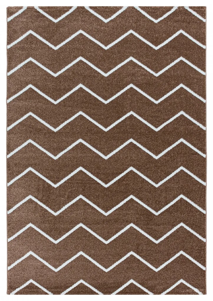 Ayyildiz, Kusový koberec Rio 4602 copper, 80x250, hnedá, kancelária