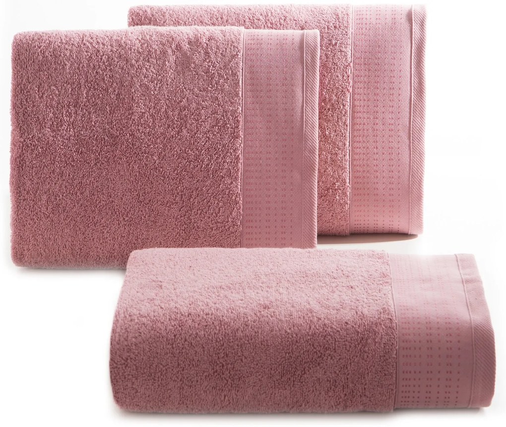 BAVLNENÝ UTERÁK STELLA 50X90 CM PUDROVÁ