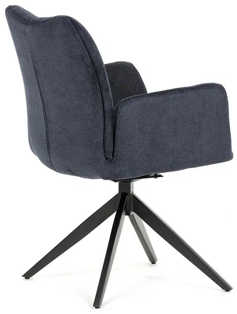 Autronic BONTEC Jedálenská stolička, modrá, látka, HC-993 BLUE2 Farba: Biela