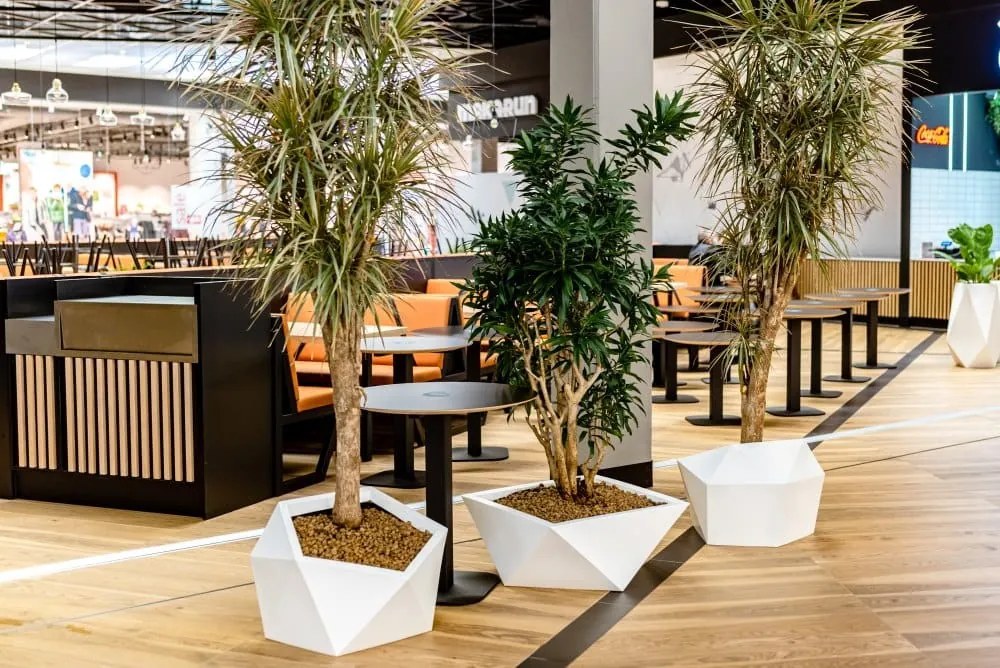 Kvetináč Vesari biely