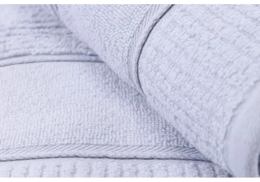 Svetlomodré froté bavlnené uteráky v súprave 2 ks 50x90 cm Daniela – Foutastic