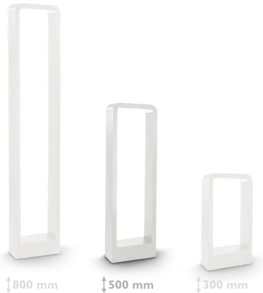 Brilagi - LED Vonkajšia lampa BARI LED/7W/230V 3000/4000/6000K biela IP54 50 cm