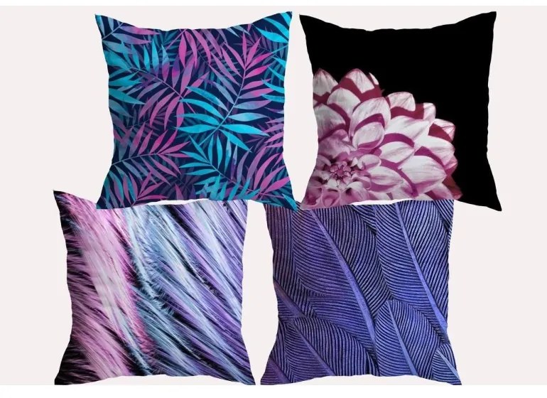 Obliečky na vankúše 40x40 cm Yasmin set 4 ks EMI