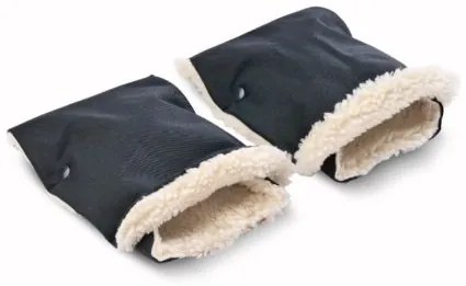 SENSILLO Rukávnik na kočík 2 ks Sensillo 45x21 black