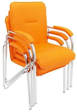 Konferenčná stolička Samba Oranžová