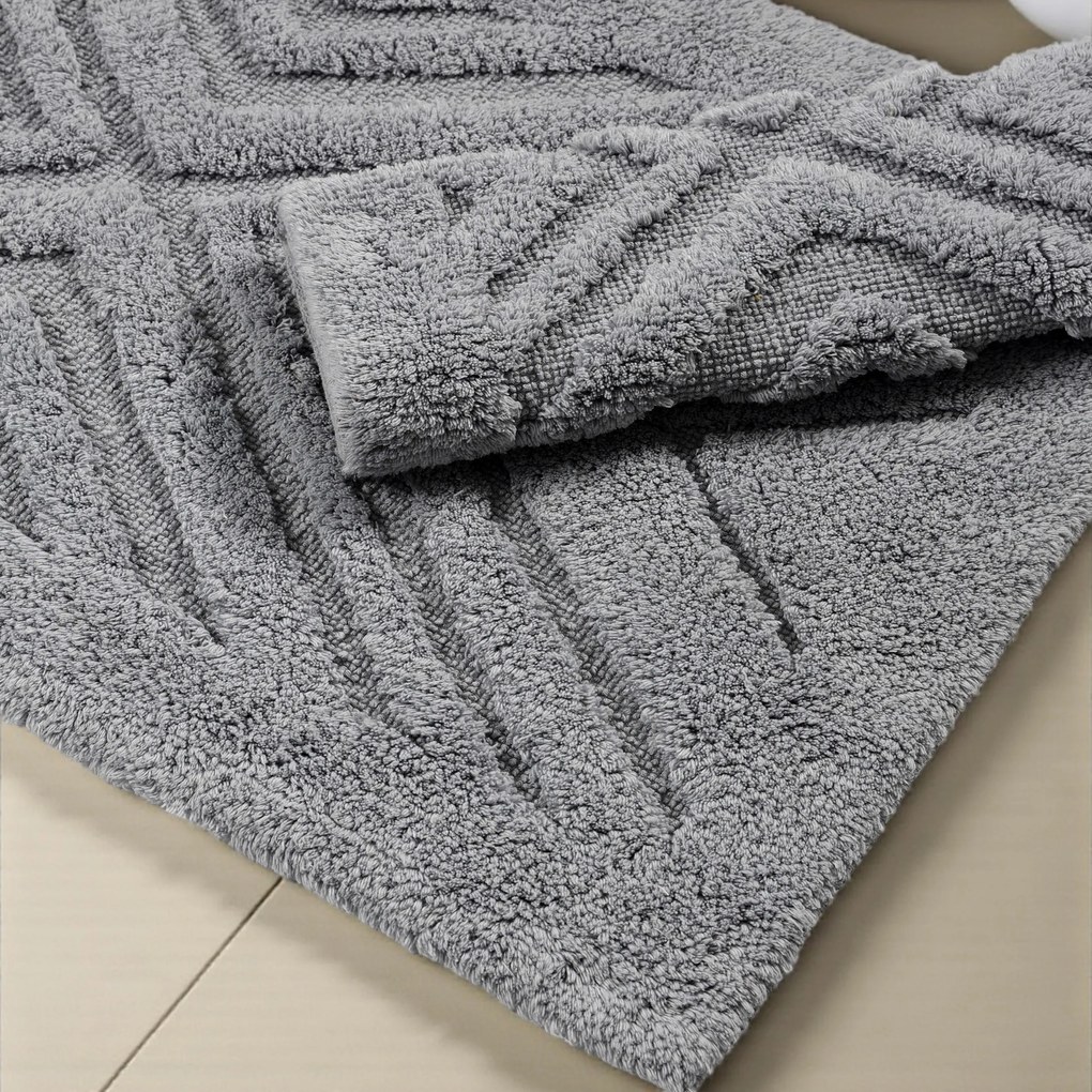 DY Kúpeľňová sada koberčekov Boston 15 - sivá