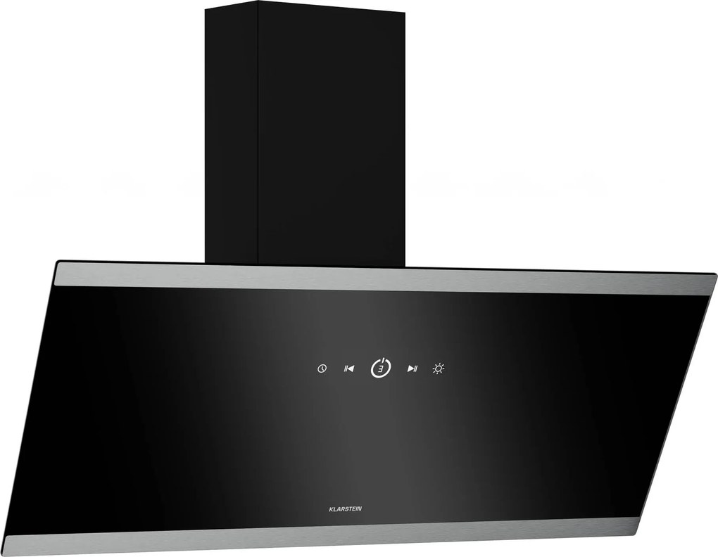 Klarstein FlashLine digestor, A++, 524 m³/h, 3 úrovne, dotykový, tichý, LED, odsávanie/recirkulácia, 100 W