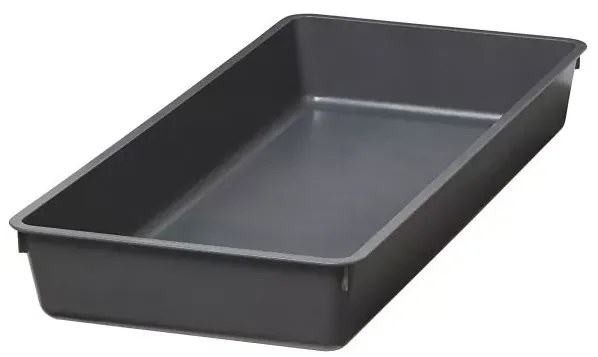 Goodhome Organizér do zásuvky, do kuchyne, príborník – NITAKI sivý plast 20 x 43 cm