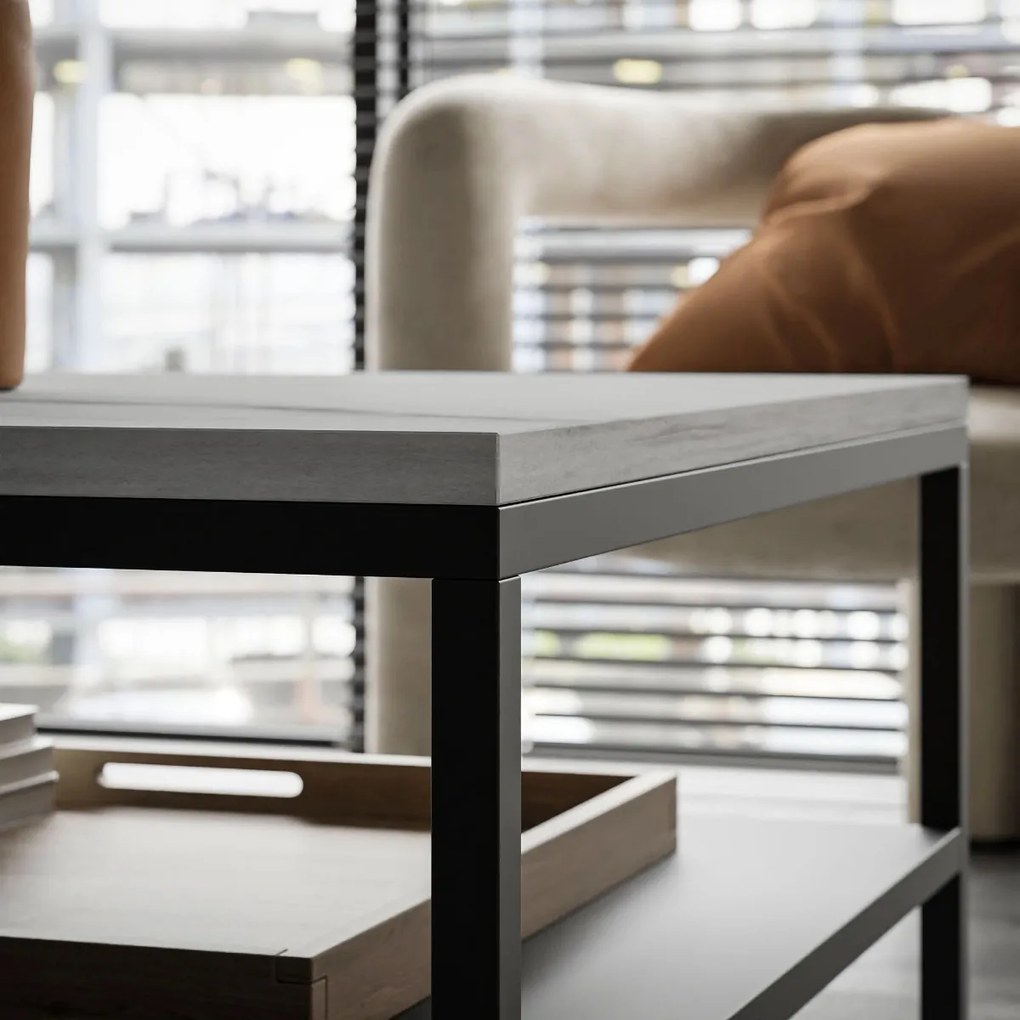 KONFERENČNÝ STOLÍK NICOLAS MRAMOR + ČIERNY