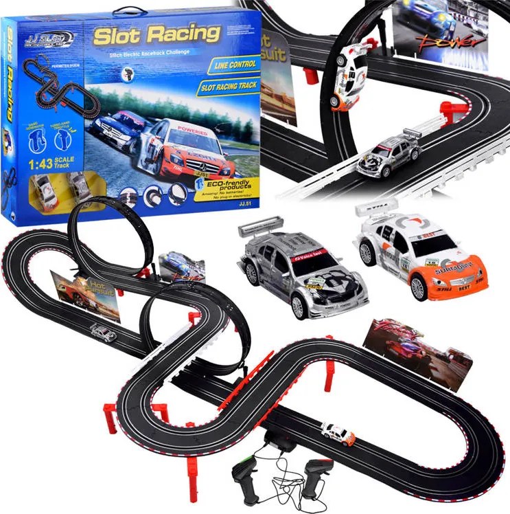 JOKOMISIADA Extra dlhá pretekárska dráha pre autíčka, 912 cm, RC0584