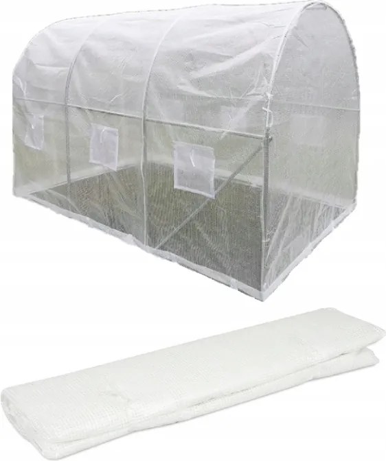 Záhradný fóliovník  2x3 m BIELY + darček