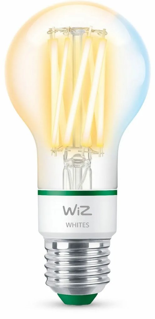 Philips WiZ LED filament žiarovka E27 A60 4,3W 2700-4000K, stmievateľná