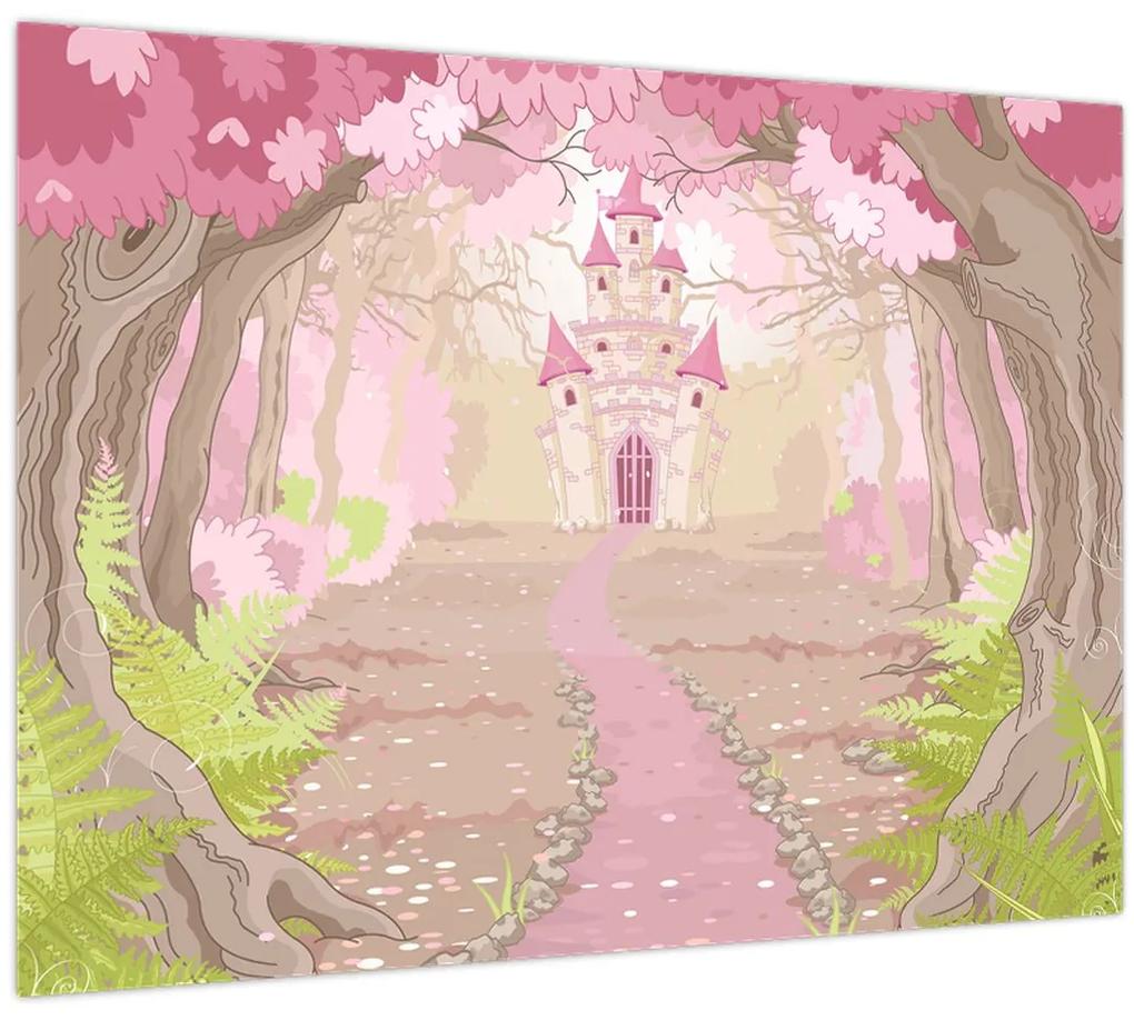 Obraz - Cesta do ružového kráľovstva (70x50 cm)