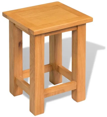 vidaXL Koncové stolíky 2 ks 27x24x37 cm dubový masív-