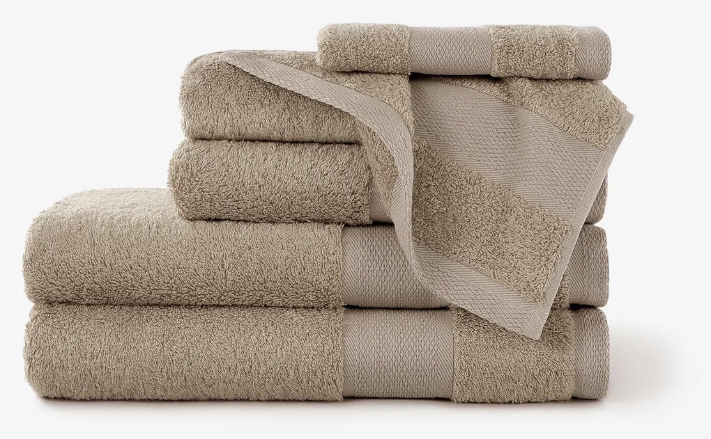 Goldea bambusový uterák/osuška - sivohnedý 70 x 140 cm