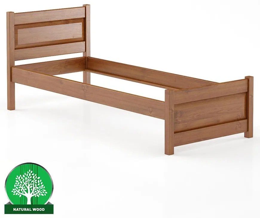 Posteľ buková LK120–90x200 cherry