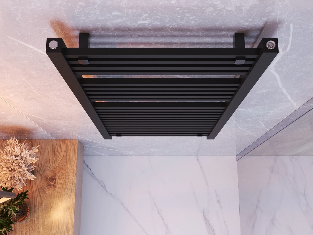 Gamma Erga Proper, vykurovacie teleso 1200x600 mm, 826W, čierna, ERG-LAV-PROP-12060-BK