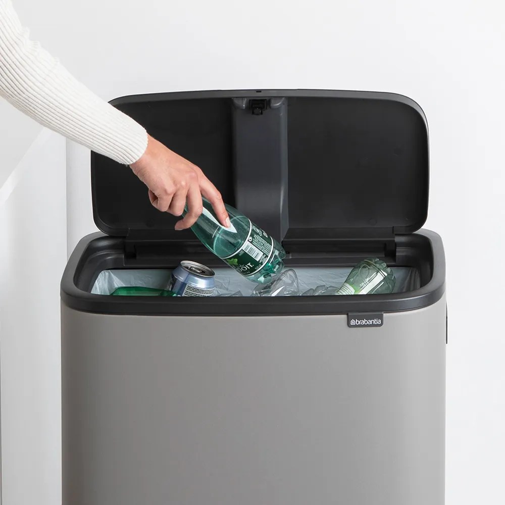 Brabantia BO Touch Bin 60L HI minerálne sivá