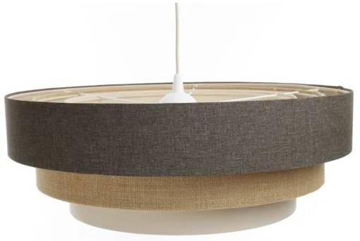Luster na lanku BOHO TRINITI 1xE27/60W/230V šedá/béžová/krémová
