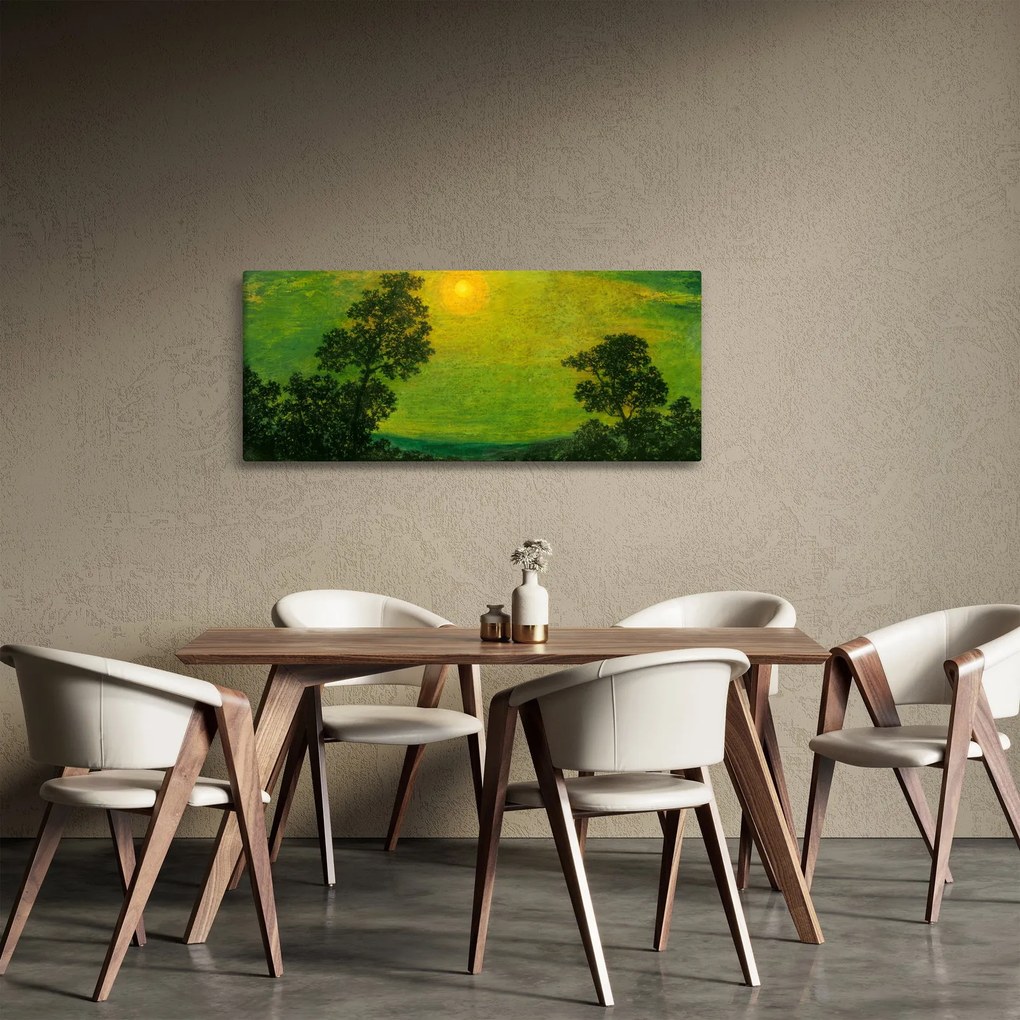 Obraz - Imitator of Ralph Albert Blakelock, Moonlight, reprodukcia (120x50 cm)
