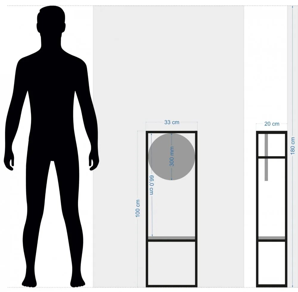 Štýlové dubové hodiny s robusným kovovým rámom 100 cm