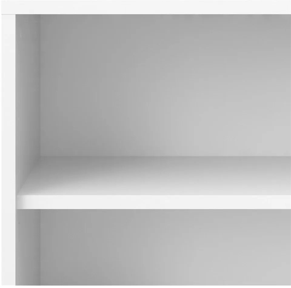 Biela modulárna knižnica 89x113 cm Prima – Tvilum