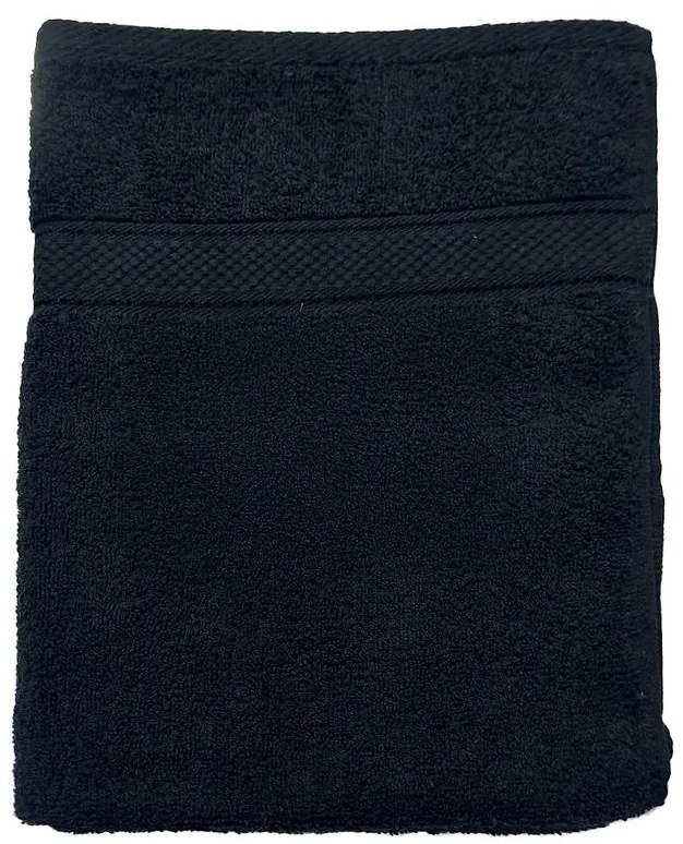 Uterák viskóza Fancy 50x100 cm čierny