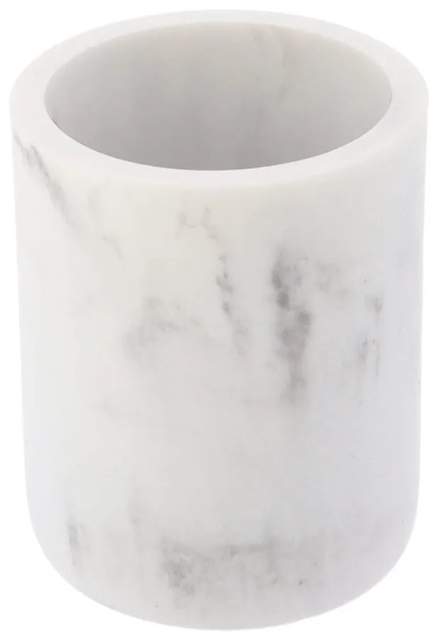 Kúpeľňový pohár Everist Marble, biela, 250 ml