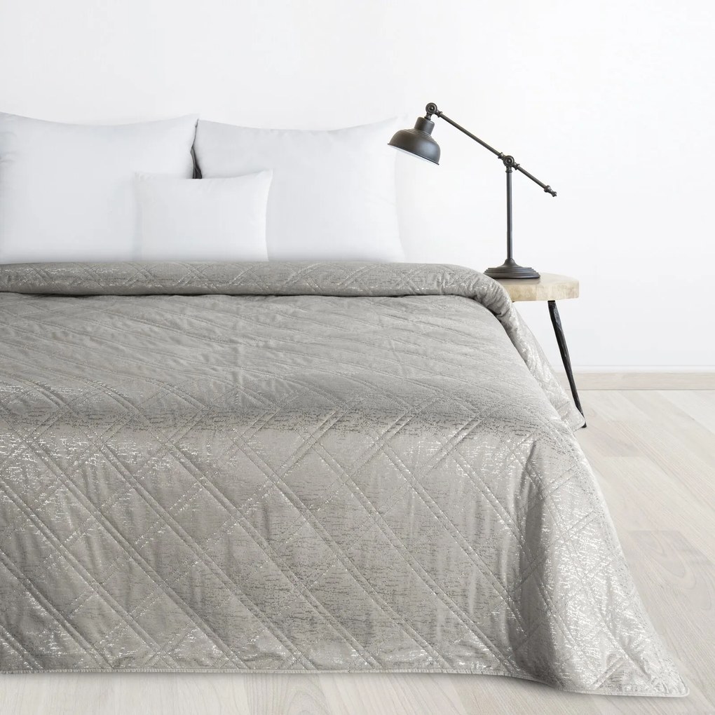 PREHOZ NA POSTEĽ LUIZ 220X240 CM STRIEBORNÝ