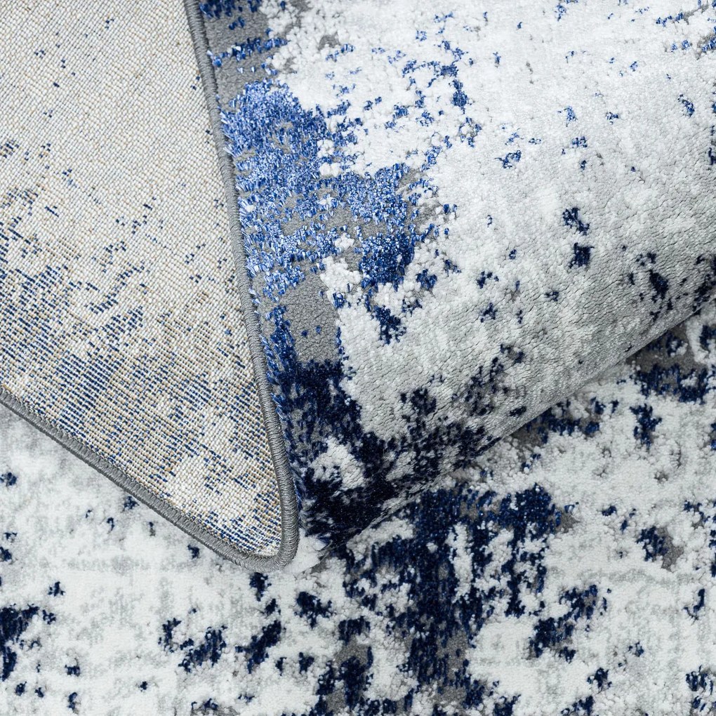 Dywany Łuszczów, Kusový koberec Allure 1959 white/blue, 180x270, modrá, kancelária