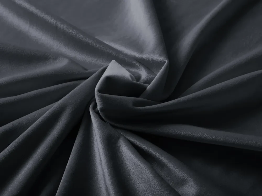 Biante Zamatový behúň na stôl Velvet Prémium SVP-004 Antracitovo sivý 45x120 cm