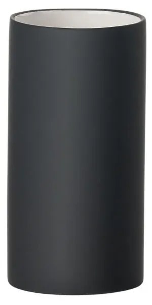 Čierny pohárik na zubné kefky Zone Solo