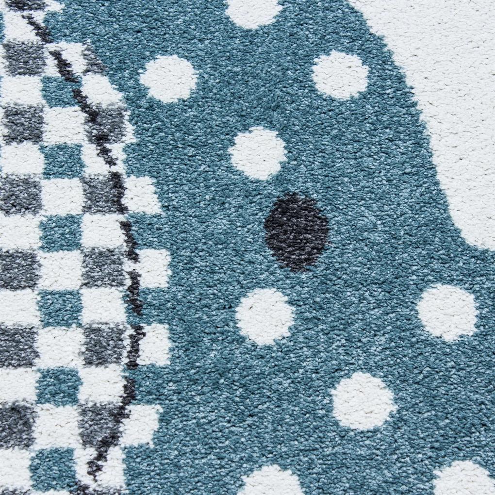 Ayyildiz Detský kusový koberec KIDS 0570, Modrá Rozmer koberca: 200 x 290 cm
