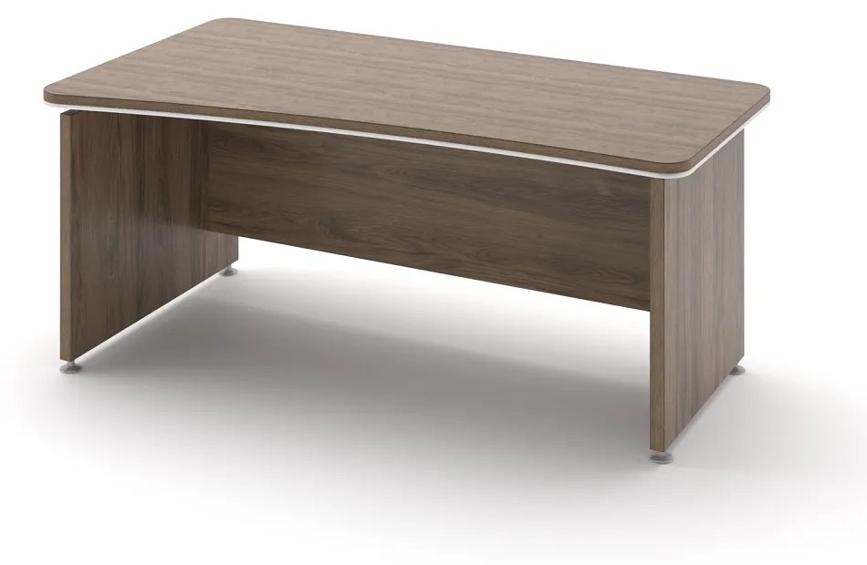 Ergonomický stôl TopOffice 180 x 94,8 cm, ľavý, dub charleston