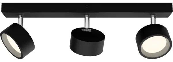 Philips - LED Bodové svietidlo BRACIA 3xLED/5,5W/230V čierna