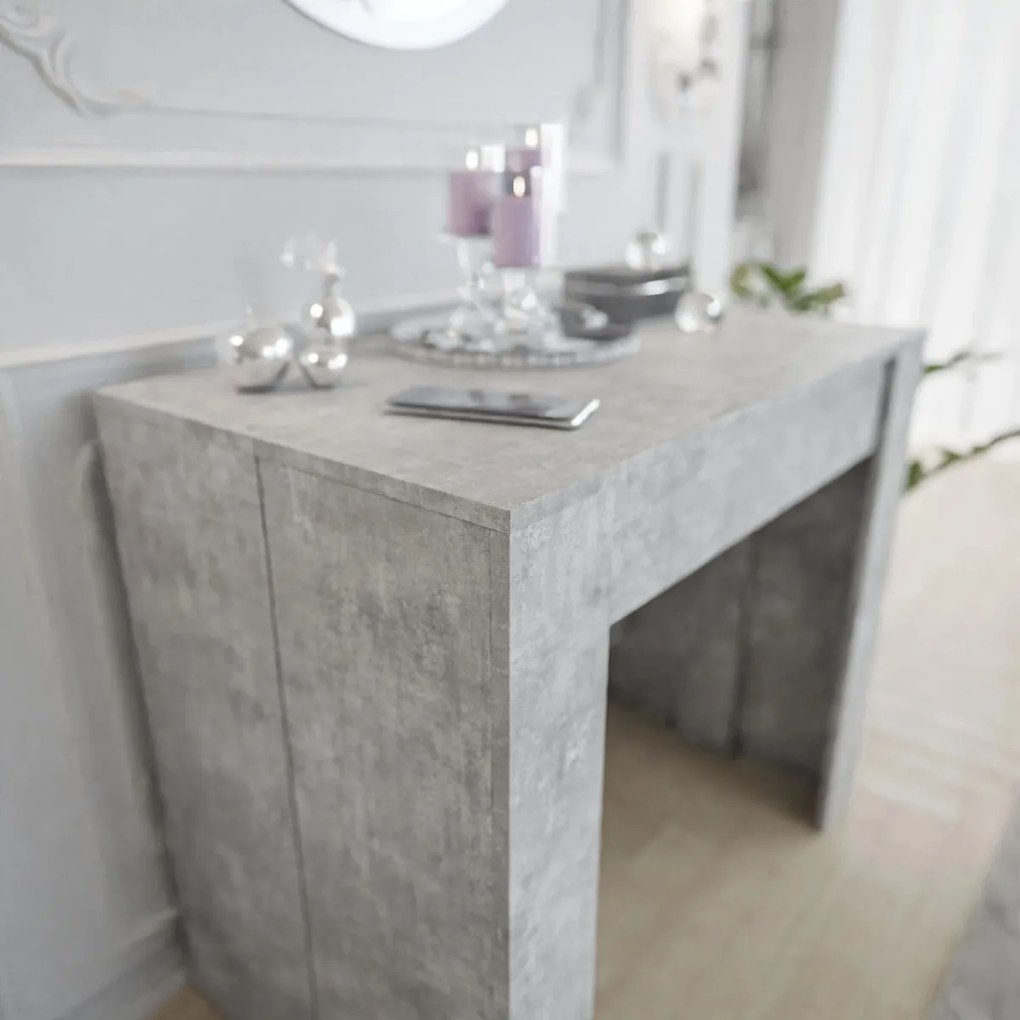 ROZKLADACÍ JEDÁLENSKÝ STÔL AZURO BETÓN 50 - 238 cm