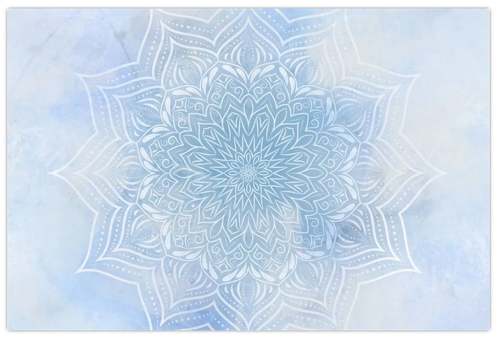 Obraz - Zimná mandala (90x60 cm)