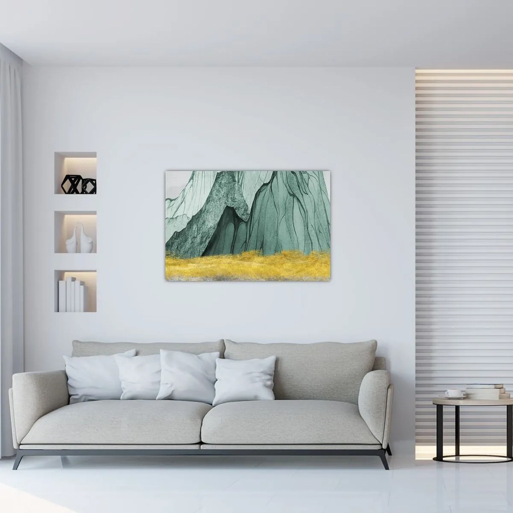 Obraz - Smaragdové hory N⁰3 (90x60 cm)