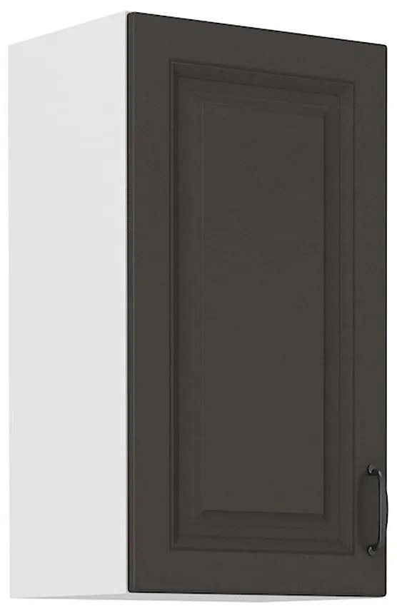 Kuchynská skrinka STILO grafit mat/biely 40g-72 1f