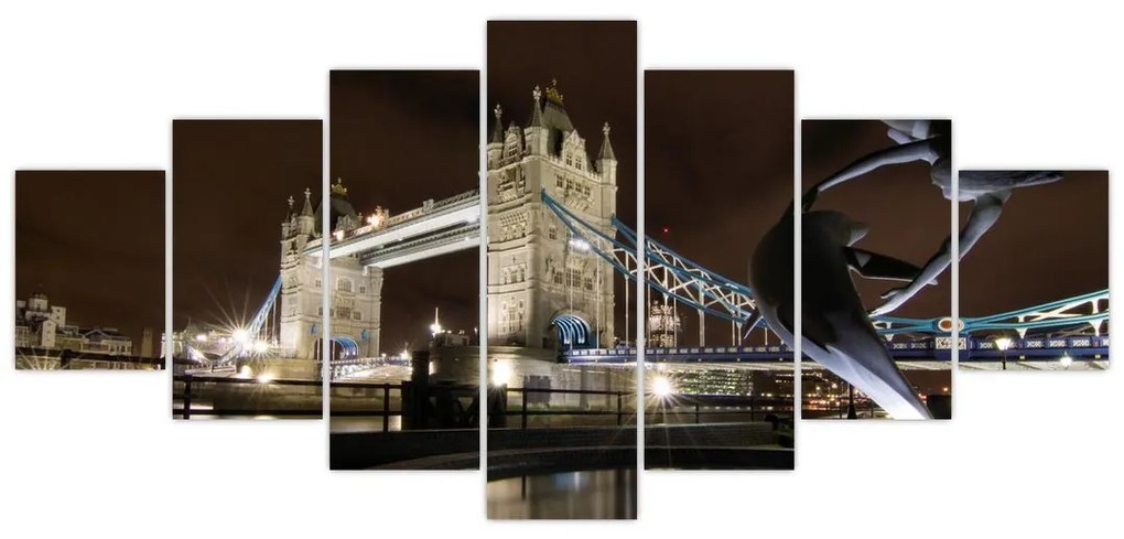 Nočný Tower Bridge - obraz