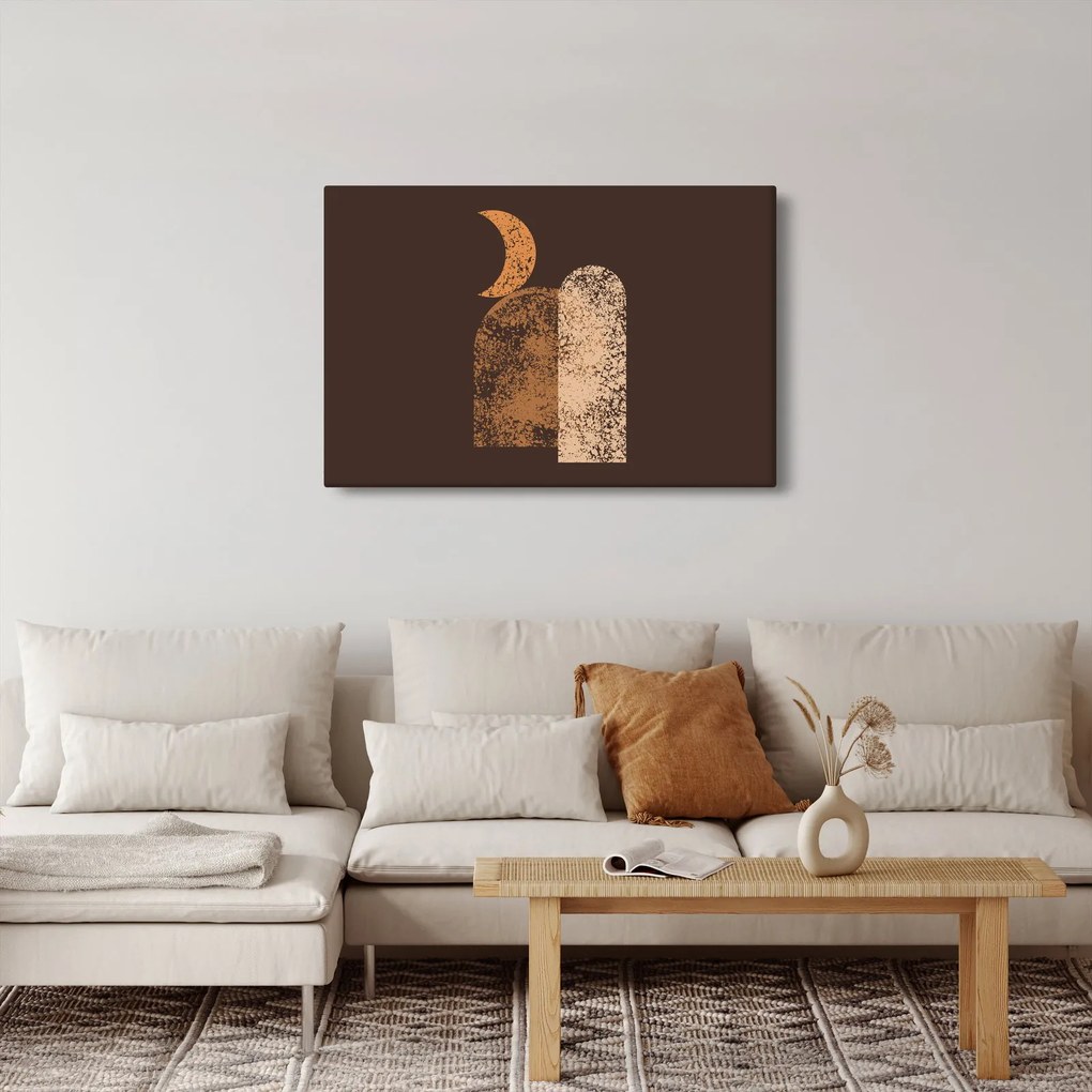 Obraz - Oranžové oblúky N⁰2 (90x60 cm)