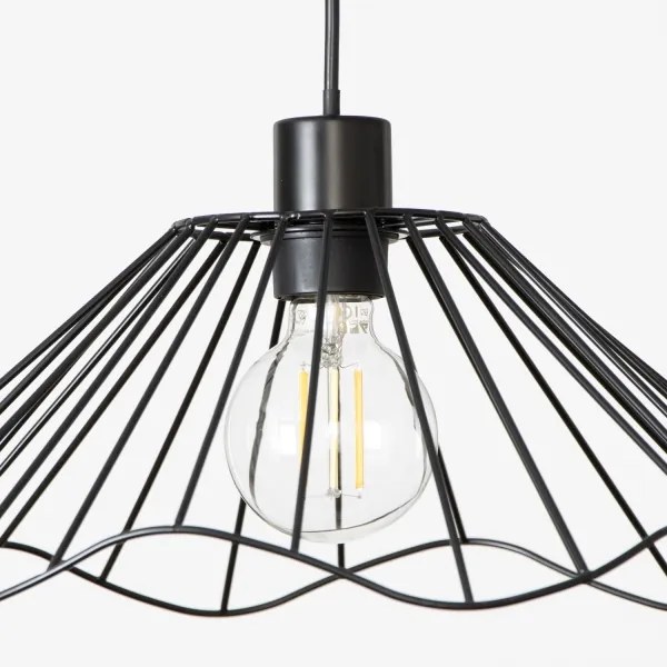 Brilagi - LED luster na lanku CERIA WIRE 1xE27/40W/230V Ø 40 cm čierna